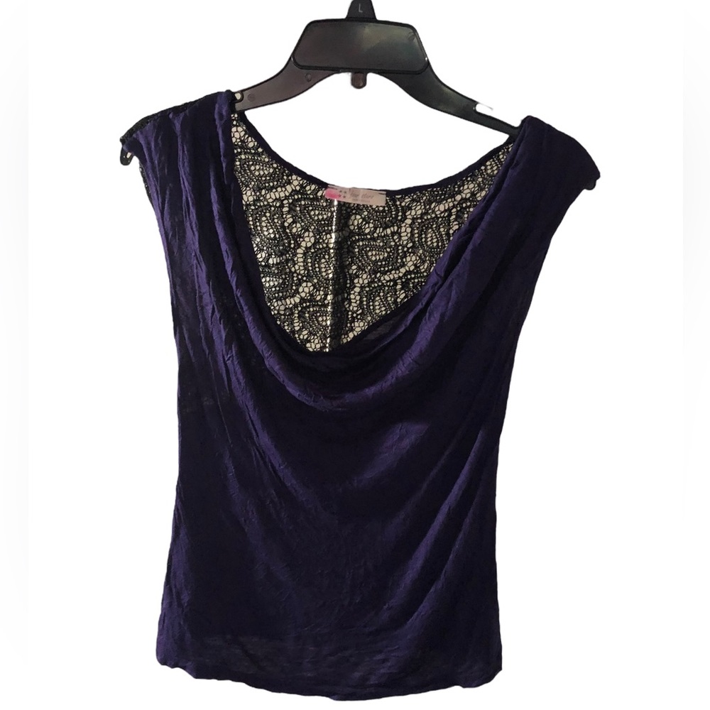 Women Four Stars Purple Color Size XS Top - 2340